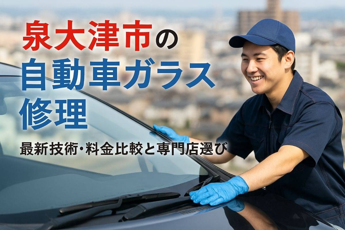泉大津市で自動車ガラスの修理と交換徹底ガイド｜最新技術・料金比較と専門店選びのポイント