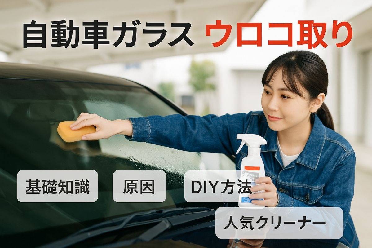 自動車ガラスのウロコ取り基礎知識と原因を徹底解説｜簡単DIY方法と人気クリーナー比較