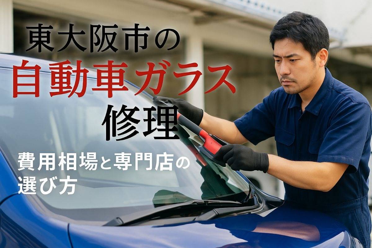東大阪市で自動車ガラスの修理交換の費用相場と専門店選び方ガイド