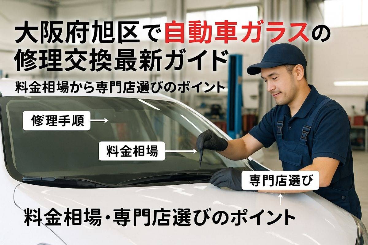 大阪府旭区で自動車ガラスの修理交換最新ガイド｜料金相場から専門店選びのポイントまで徹底解説