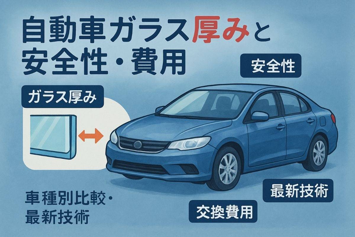 自動車ガラスの厚みが安全性と交換費用に与える影響を徹底比較！車種別の違いや最新技術も解説