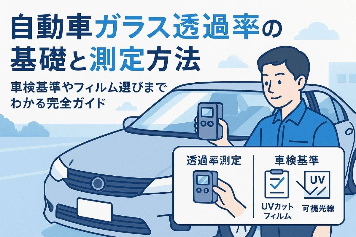 自動車ガラスの透過率を基礎から測定方法・車検基準・フィルム選びまで徹底解説