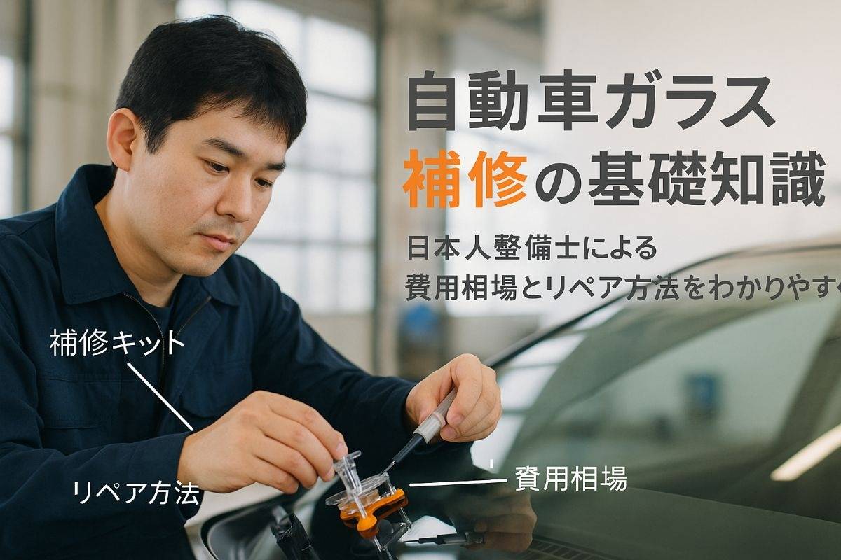 自動車ガラスの補修基礎知識と費用相場｜失敗しないリペア方法と最新キット選び