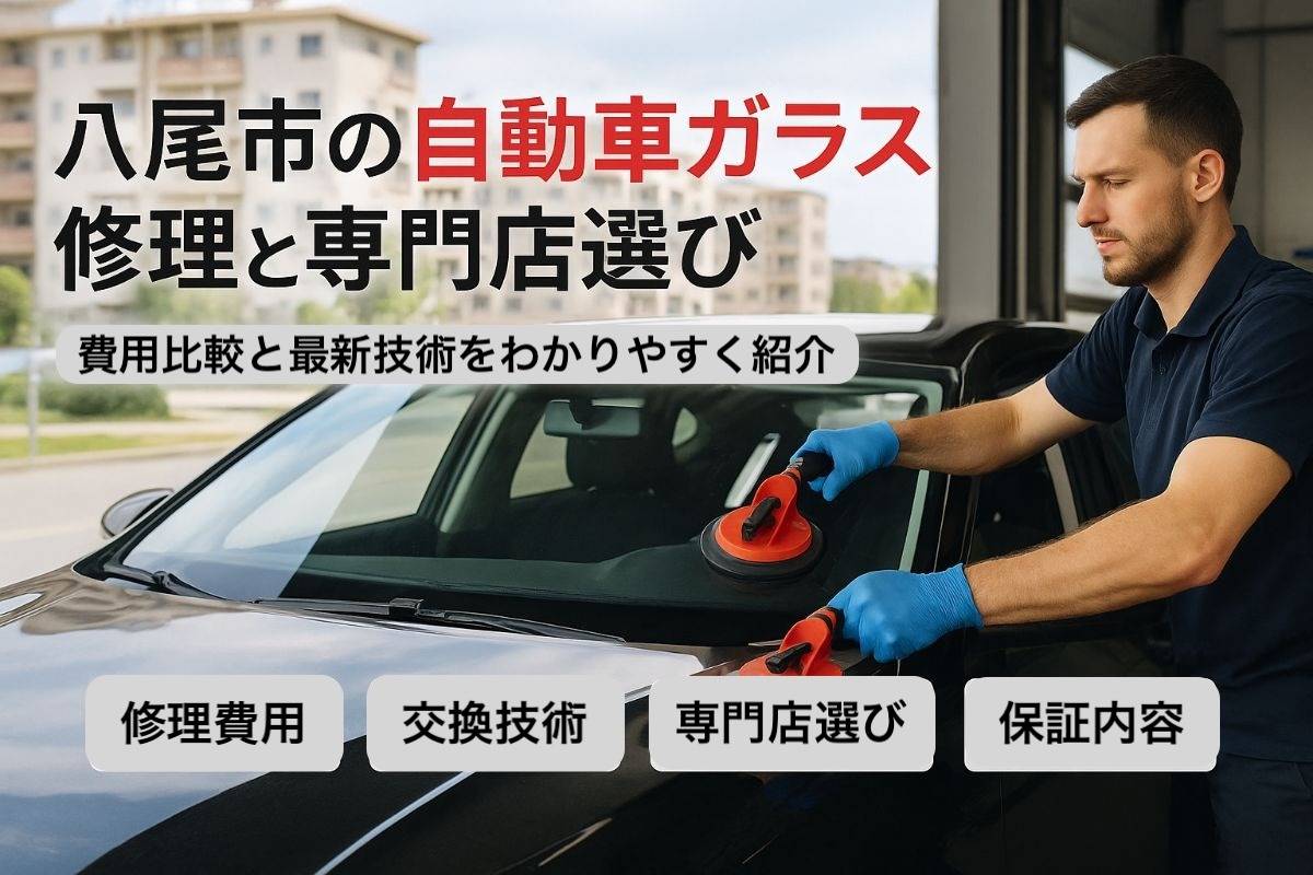 八尾市での自動車ガラスの修理と交換依頼のための基礎知識を解説