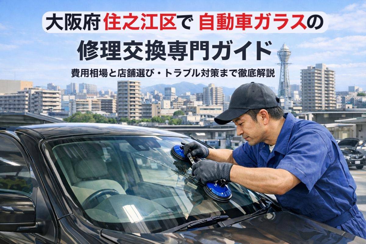 大阪府住之江区で自動車ガラスの修理交換専門ガイド｜費用相場と店舗選び・トラブル対策まで徹底解説