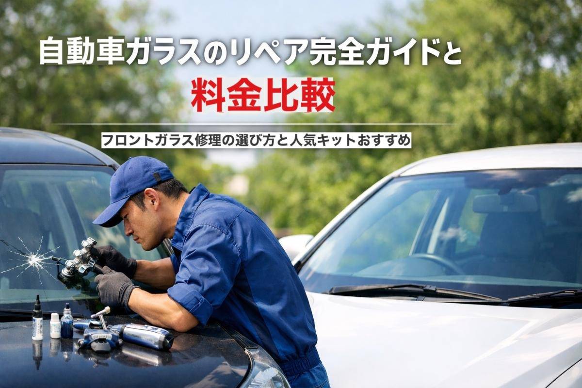 自動車ガラスのリペア完全ガイドと料金比較｜フロントガラス修理の選び方と人気キットおすすめ