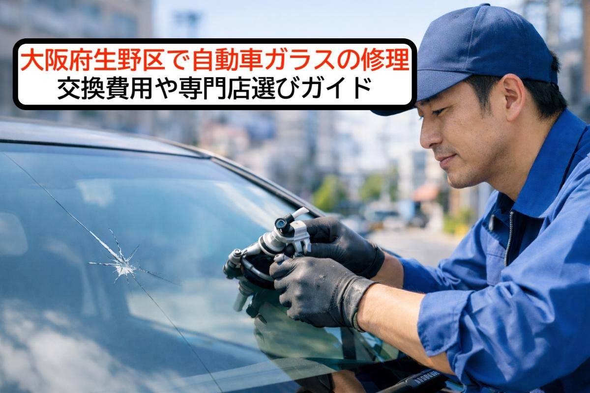 大阪府生野区で自動車ガラスの修理・交換費用や専門店選びガイド