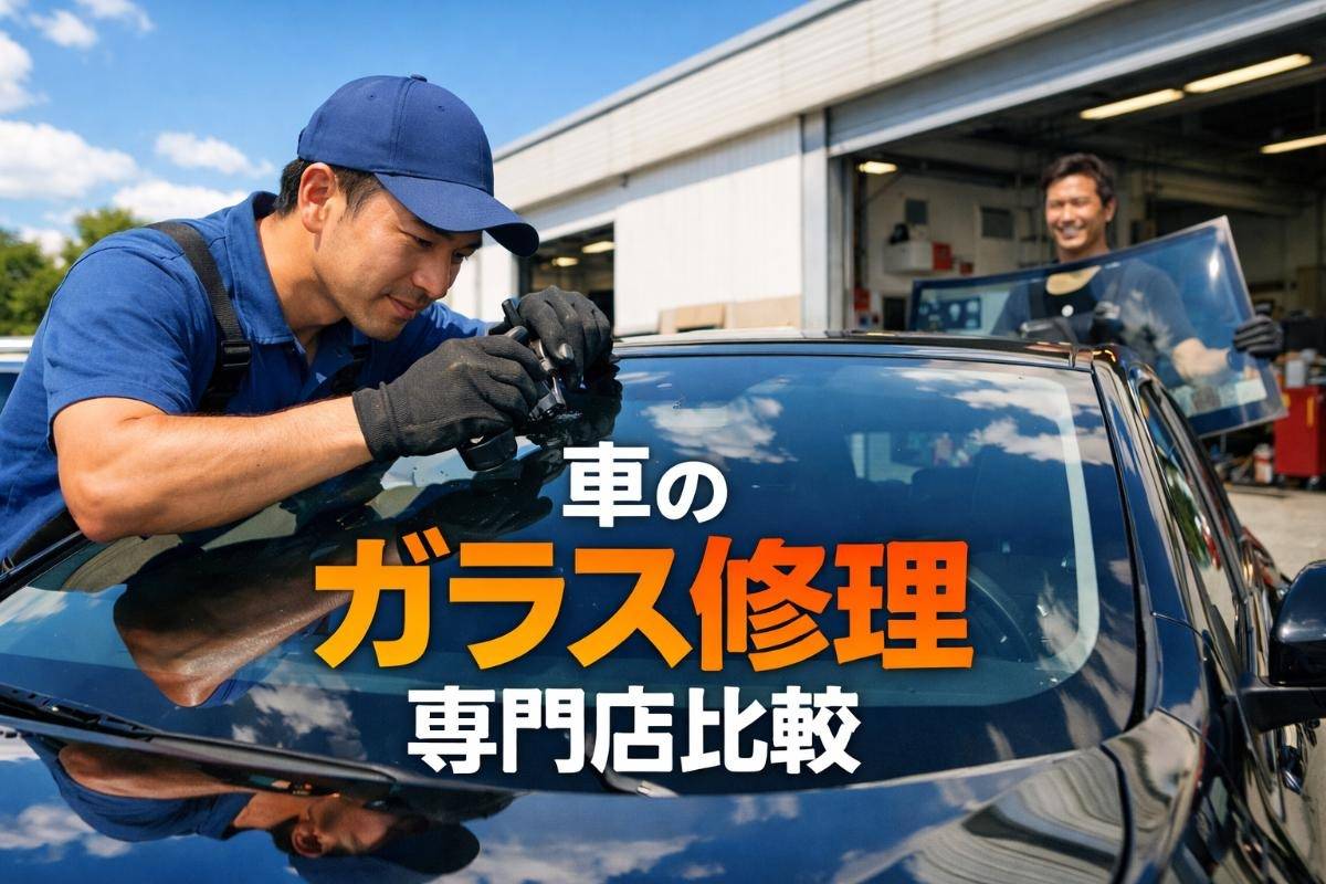 車のガラス修理の専門店比較｜飛び石傷やフロント交換・保険対応も徹底解説