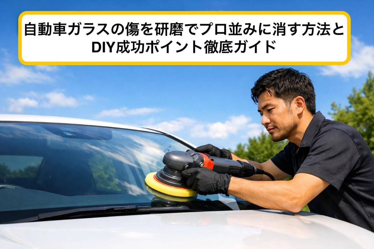自動車ガラスの傷を研磨でプロ並みに消す方法とDIY成功ポイント徹底ガイド