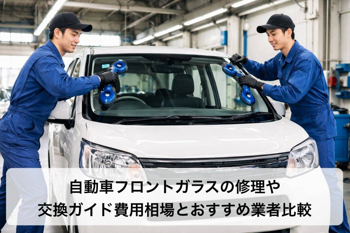 自動車フロントガラスの修理や交換ガイド費用相場とおすすめ業者比較