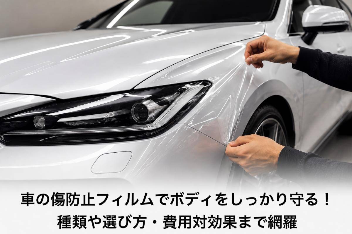車の傷防止フィルムでボディをしっかり守る！種類や選び方・費用対効果まで網羅