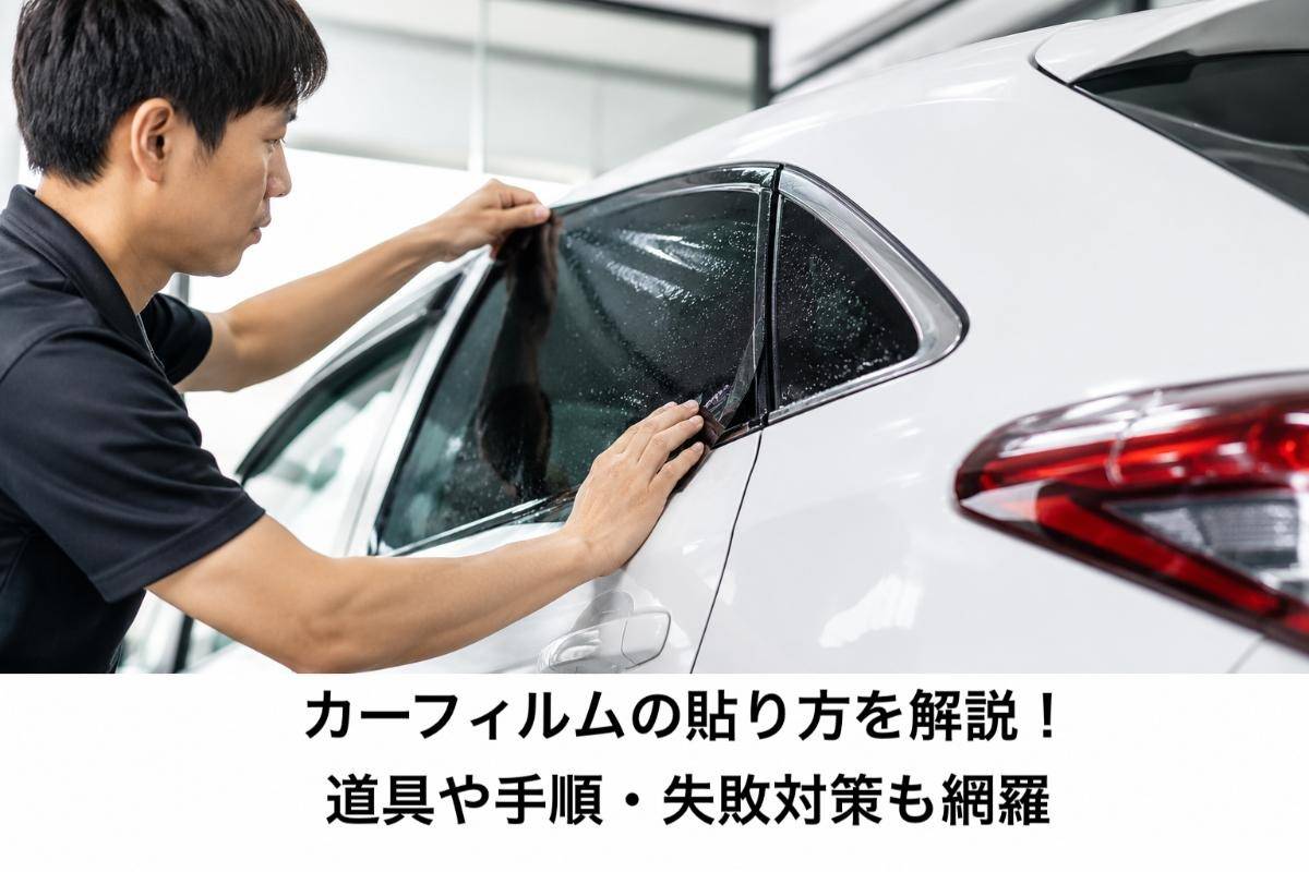 カーフィルムの貼り方を解説！道具や手順・失敗対策も網羅