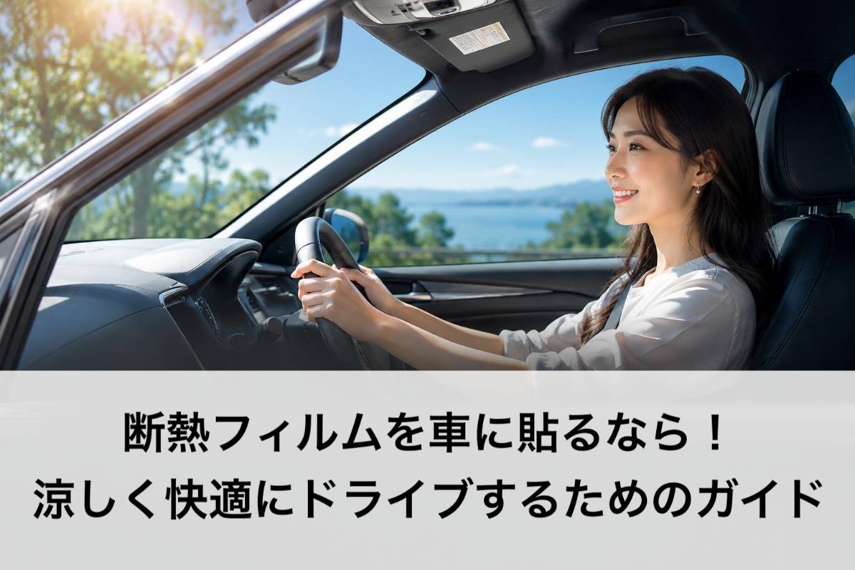 断熱フィルムを車に貼るなら！涼しく快適にドライブするためのガイド
